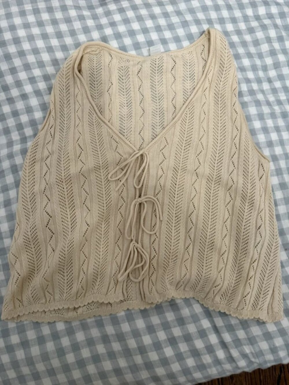 Crochet tank top